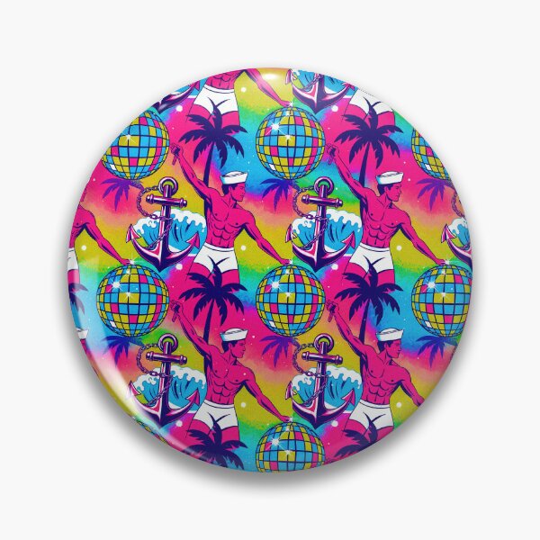 Item preview, Disco Sailor Anchor Pattern designed and sold by ZhivanCrimson.