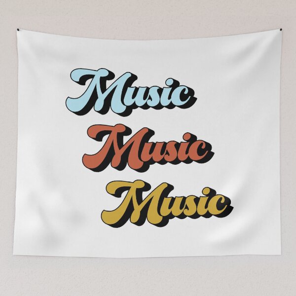 Item preview, Music Music Music designed and sold by AESTHETISCAPES.