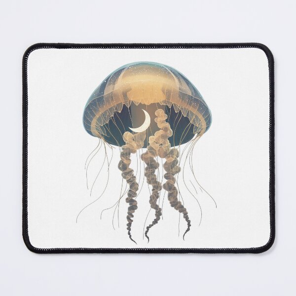 Item preview, Moonlit Crystal Jellyfish sticker designed and sold by Designertanya.