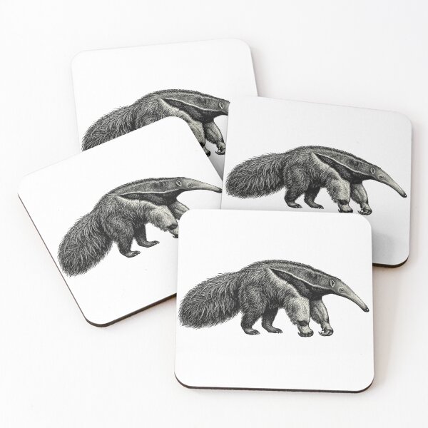 Item preview, Realistic bold line ant eater designed and sold by Minimalisticaly.
