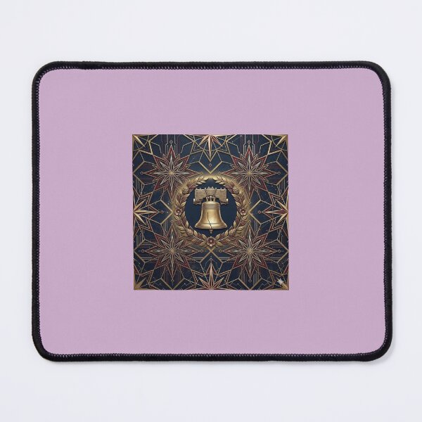 Item preview, Luxury Patriotic USA Liberty Bell Art Deco Pattern designed and sold by KalaPXL.