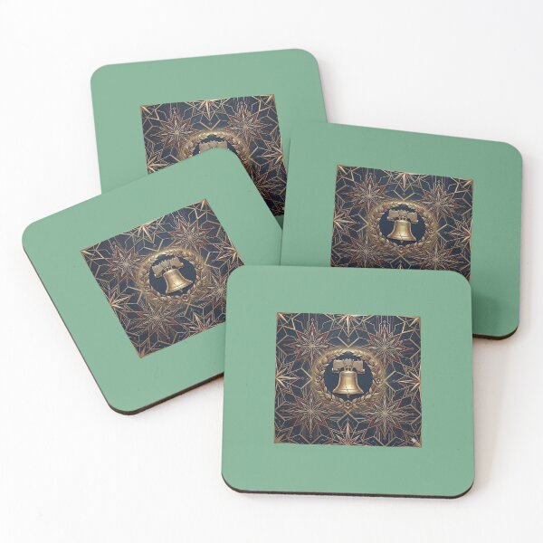 Item preview,  Luxury Patriotic USA Liberty Bell Art Deco Pattern designed and sold by KalaPXL.