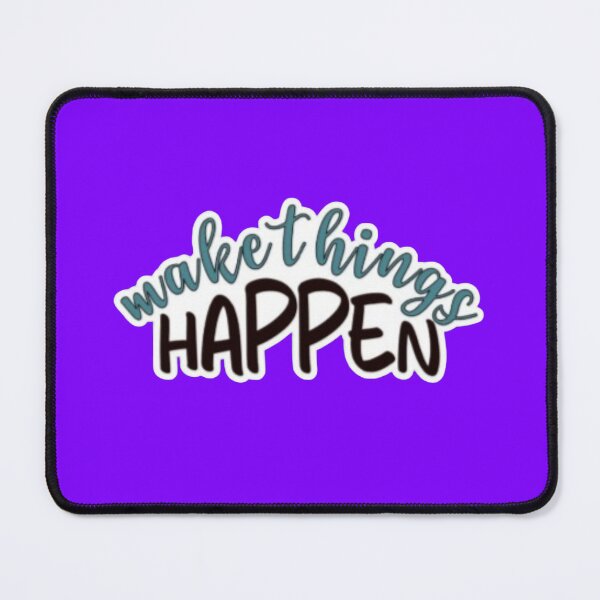 Item preview, Make Things Happen - Whimsical Aesthetic Motivational Sticker designed and sold by Scro-Ciob-Shop.