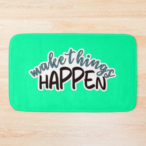 Item preview, Make Things Happen - Whimsical Aesthetic Motivational Sticker designed and sold by Scro-Ciob-Shop.