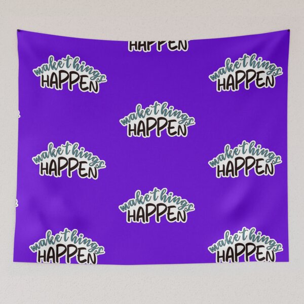 Item preview, Make Things Happen - Whimsical Aesthetic Motivational Sticker designed and sold by Scro-Ciob-Shop.