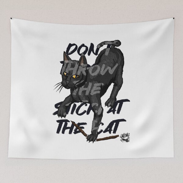 Item preview, Don't Throw the Stick at The Cat nº3 designed and sold by Colmeia de Ideias.