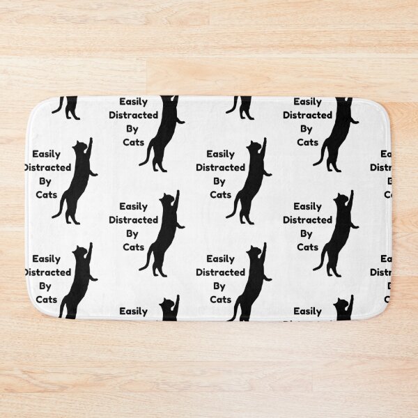 Item preview, Easily Distracted By Cats Design designed and sold by Bloomelle Studio.