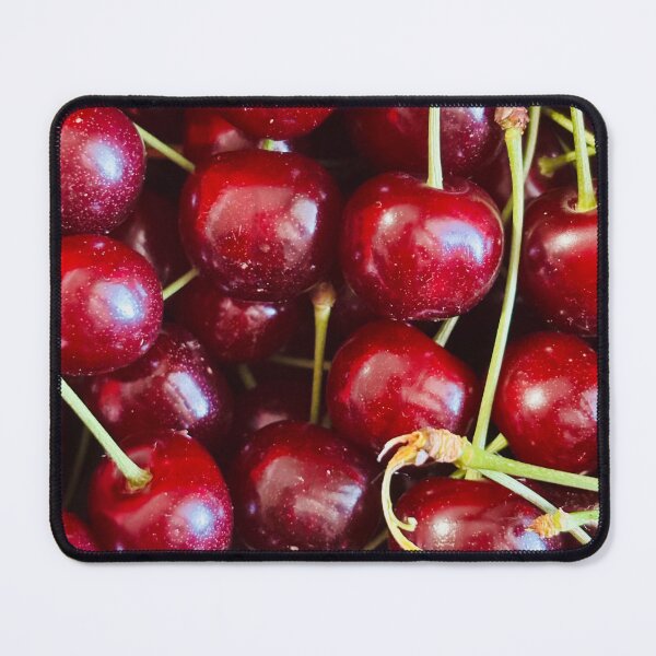 Item preview, Red cherry summer background designed and sold by happytraveller1.