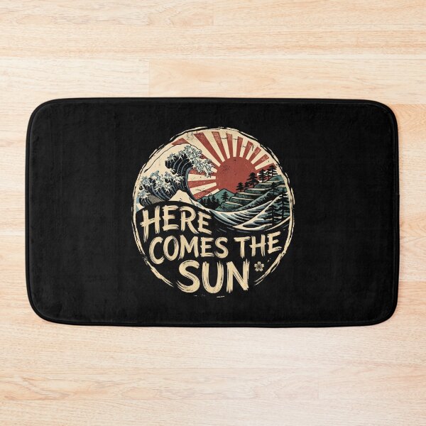 Item preview, Here Comes the Sun Japanese Wave Vintage Sunset designed and sold by blindninja.
