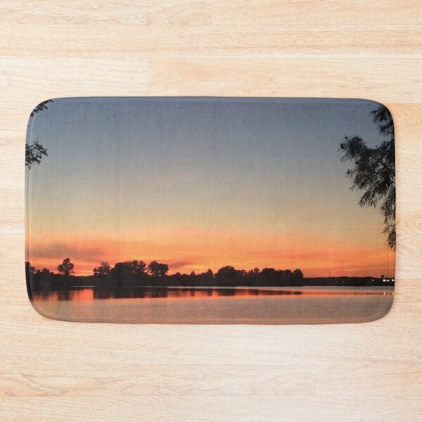 Item preview, sunset over the lake, real photograph designed and sold by GiSilver.