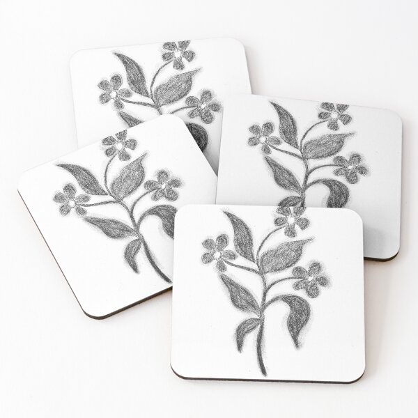 Item preview, Simple Floral Drawing Line Art designed and sold by JHadfieldArt.
