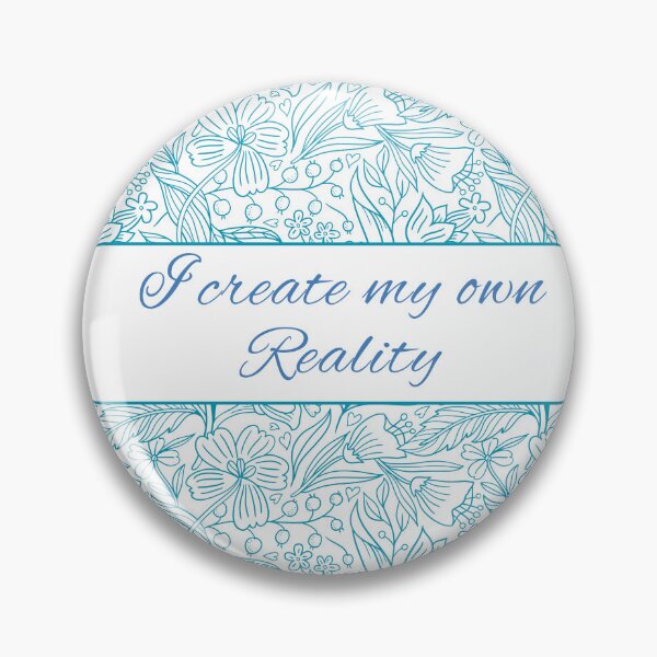 Item preview, I Create My Own Reality Floral Aesthetic designed and sold by IMAGINE---X.