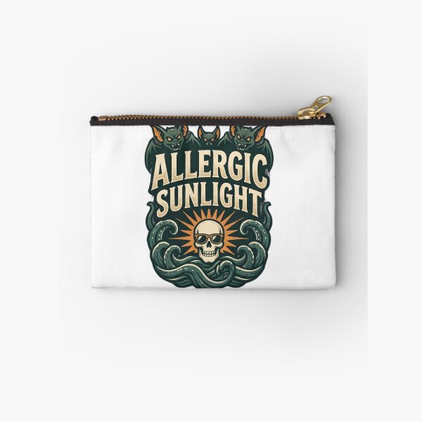 Item preview, Allergic To Sunlight Funny Summer Goth Skull Graphic designed and sold by Omarmadani.