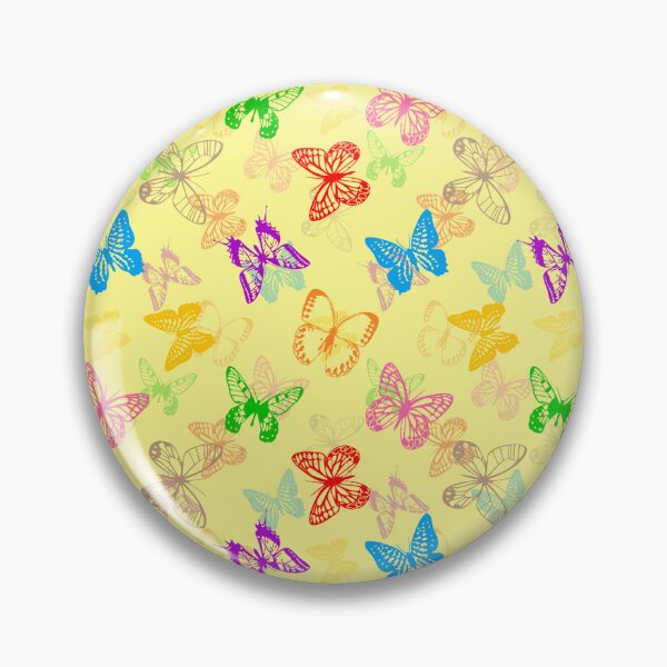 Item preview, Colorful Butterfly Pattern Design - Yellow  designed and sold by PatternTitan.