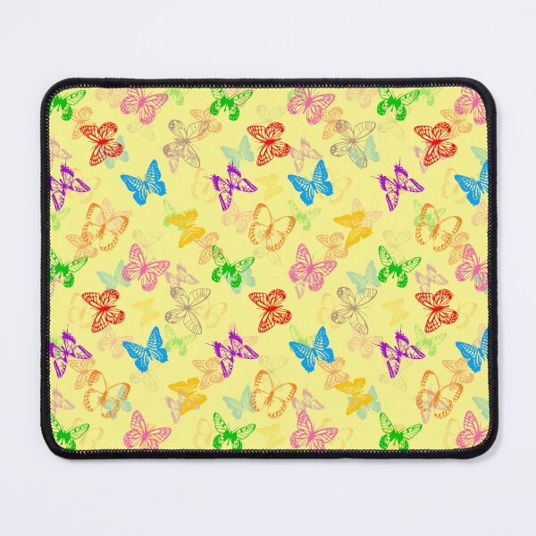 Item preview, Colorful Butterfly Pattern Design - Yellow designed and sold by PatternTitan.
