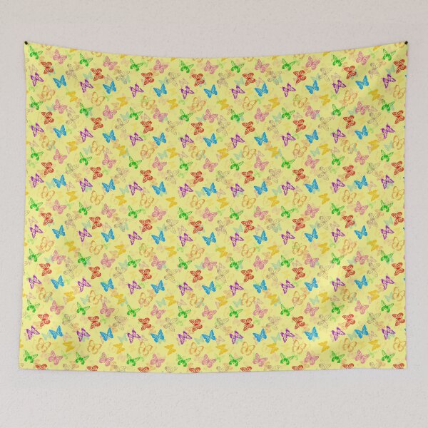 Item preview, Colorful Butterfly Pattern Design - Yellow  designed and sold by PatternTitan.