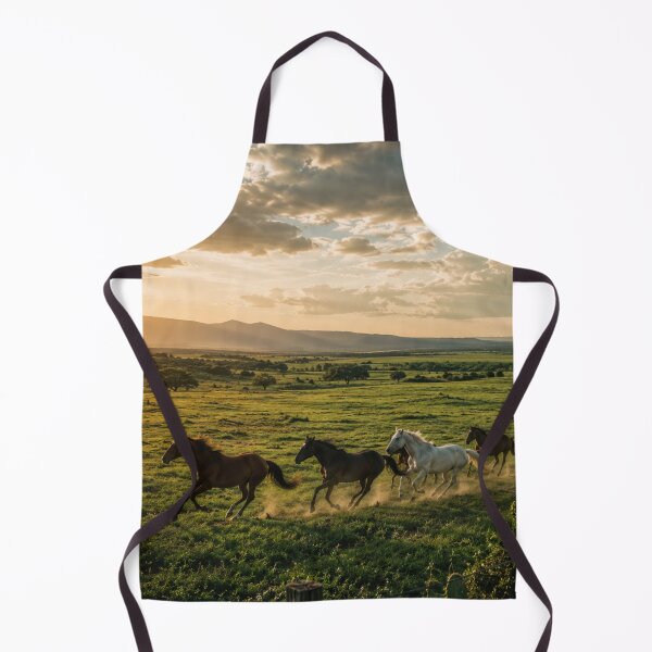 Item preview, Horses Galloping at Rural Sunset designed and sold by JuViRo.