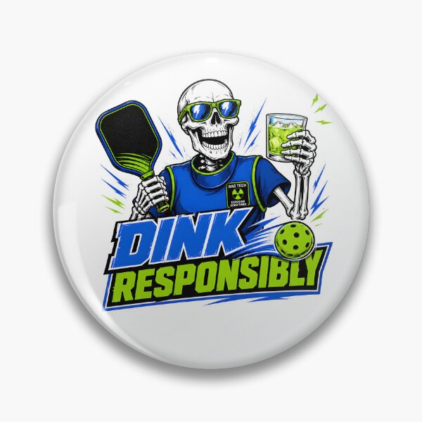 Item preview, Dink Responsibly – Funny Radiology Pickleball Drinking Skeleton Shirt designed and sold by ALVISION-CREATE.
