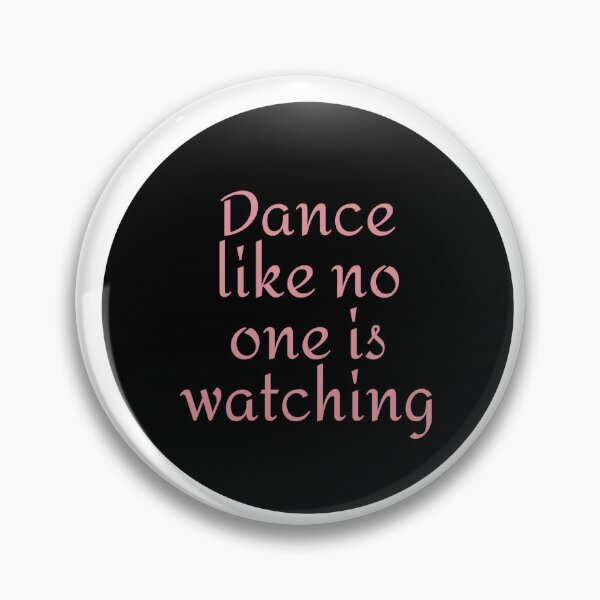 Item preview, Dance Like No One Is Watching – Inspirational Typography Quote  Black edition designed and sold by Giota29.