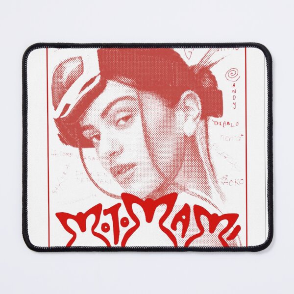 Item preview, Rosalía MOTOMAMI Fan Art Poster – Red Halftone Portrait Tracklist Print 2022 designed and sold by gringoods.