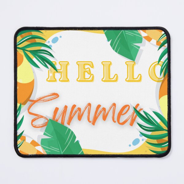 Item preview, Hello Summer T-Shirt — Tropical Palm Leaves & Oranges Summer Tee designed and sold by SDFsignature.