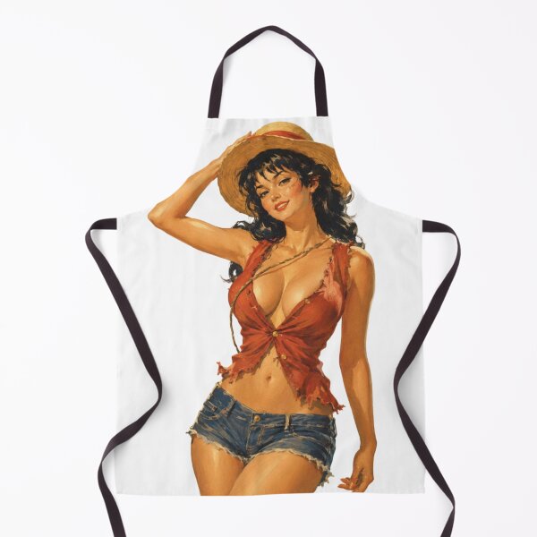 Item preview, Female Luffy Retro Pin-Up – Vintage Pirate Anime Fan Art designed and sold by Cosplayvintage.