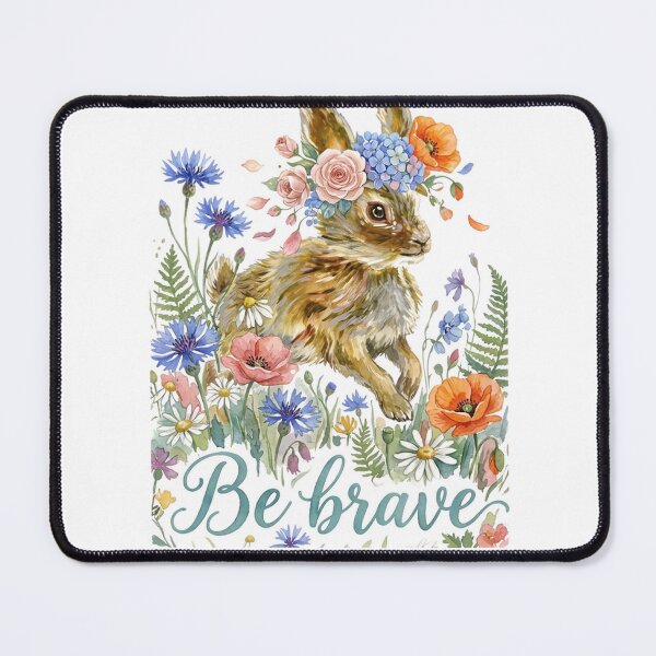 Item preview, Wildflower Heart: The Be Brave Rabbit designed and sold by LittleVenetia.