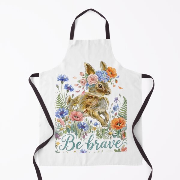 Item preview, Wildflower Heart: The Be Brave Rabbit designed and sold by LittleVenetia.