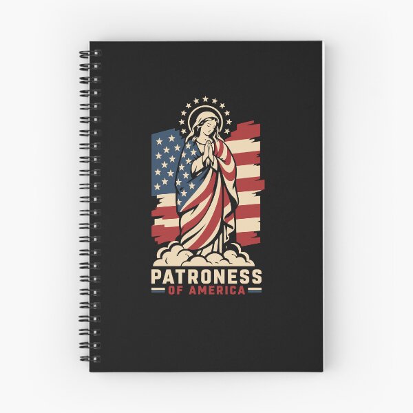 Item preview, Patroness of America Blessed Virgin Mary USA Flag Faith designed and sold by alenaz.