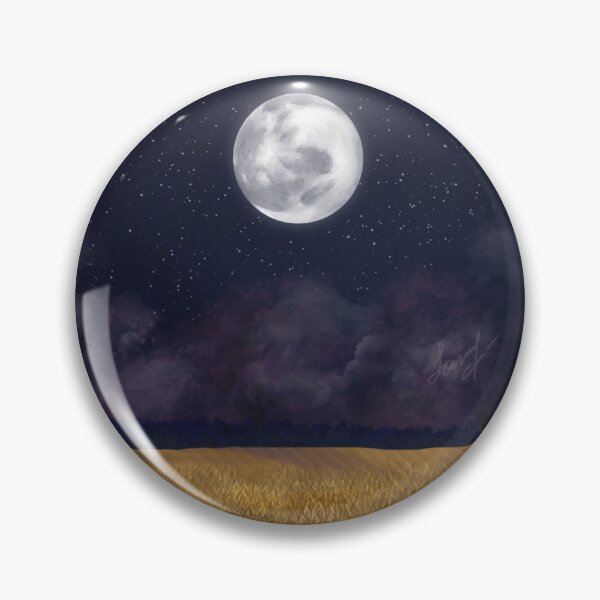 Item preview, Wheat Field under the Full Moon designed and sold by SonoRiko.
