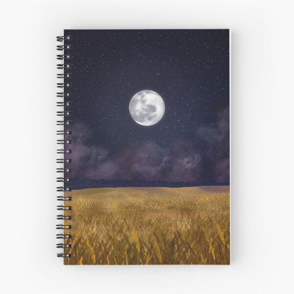 Item preview, Wheat Field under the Full Moon designed and sold by SonoRiko.