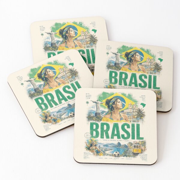 Item preview, Brazil Vintage Design | Nature, Culture and Adventure designed and sold by EdwinkOne.