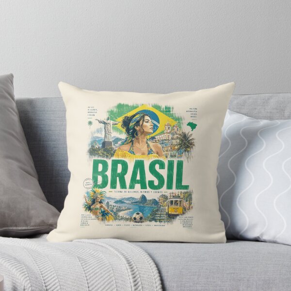 Item preview, Brazil Vintage Design | Nature, Culture and Adventure designed and sold by EdwinkOne.