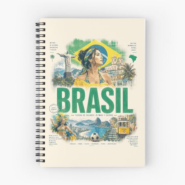 Item preview, Brazil Vintage Design | Nature, Culture and Adventure designed and sold by AtuqStudio.
