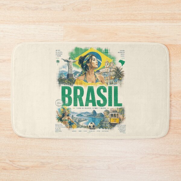 Item preview, Brazil Vintage Design | Nature, Culture and Adventure designed and sold by AtuqStudio.