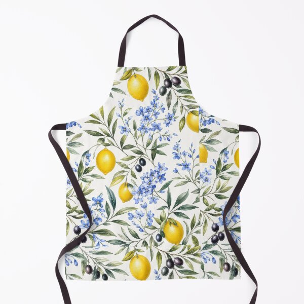 Item preview, Mediterranean Lemon Blossom Botanical Pattern designed and sold by tamoora.