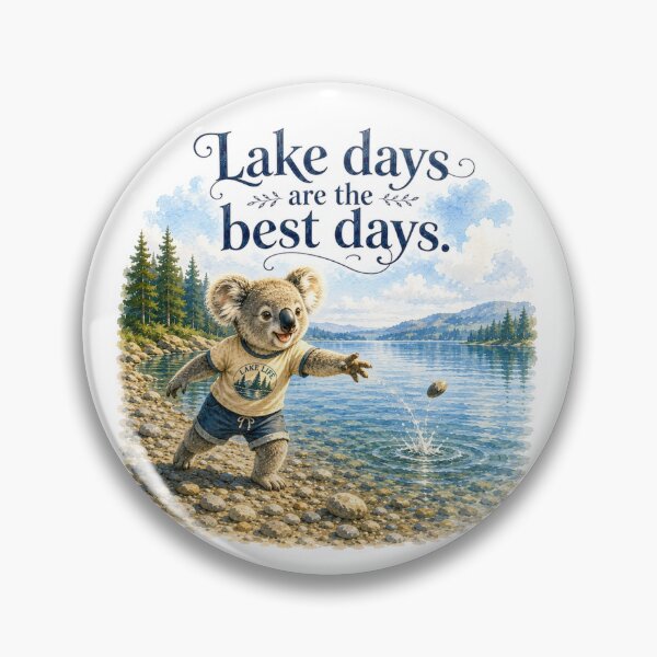 Item preview, Lake Days Are The Best Days Koala Summer Camp Vacation designed and sold by AQUILAKREO.