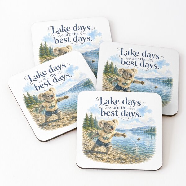Item preview, Lake Days Are The Best Days Koala Summer Camp Vacation designed and sold by AQUILAKREO.