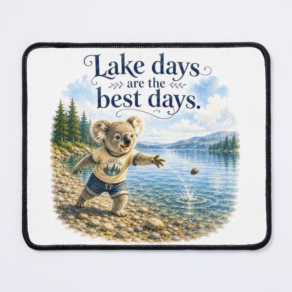 Item preview, Lake Days Are The Best Days Koala Summer Camp Vacation designed and sold by AQUILAKREO.