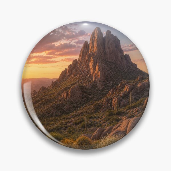 Item preview, Rocky Mountains at Golden Sunset designed and sold by JuViRo.