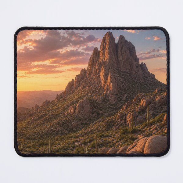 Item preview, Rocky Mountains at Golden Sunset designed and sold by JuViRo.
