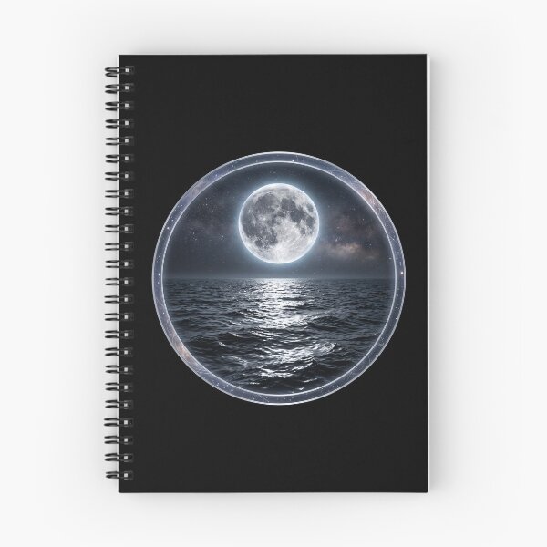 Item preview, Photorealistic Full Moon Ocean Reflection Shirt designed and sold by TeNovaStudio.