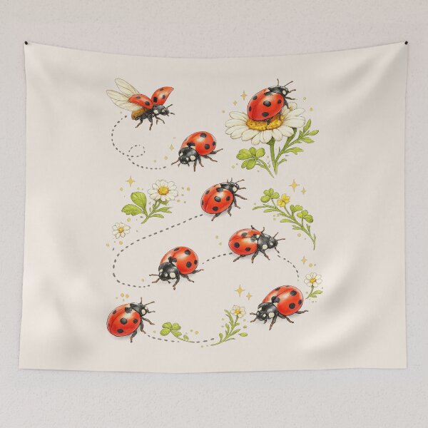 Item preview, Vintage Ladybug, Retro Ladybug Graphic, 90s Y2K Bug, Cute Nature Lover designed and sold by Sprinkle12345.
