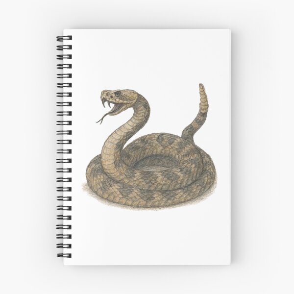 Item preview, Rattlesnake – realistic animal illustration designed and sold by JOANNASKAH.