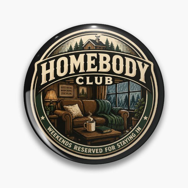 Item preview, Homebody Club Weekends Reserved for Staying In Funny Introvert Sticker Cozy Homebody Gift designed and sold by Nubrixa-Studio.