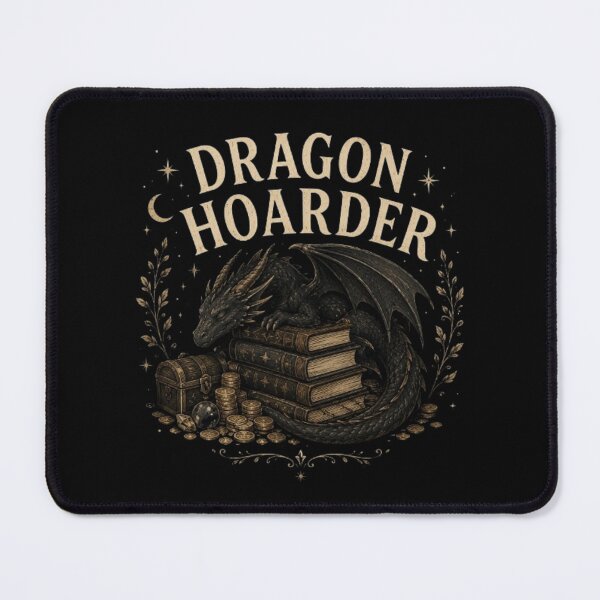 Item preview, Dragon Hoarder (And I'm Not Taking Inventory) – Fantasy Dragon Reader Book Lover Design designed and sold by Moonwoven Studio.