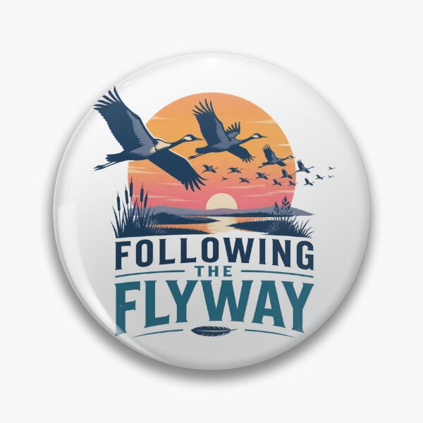 Item preview, On Nature's Highway – Modern Flyway Bird Migration T-Shirt designed and sold by MJ-by-Dharan.