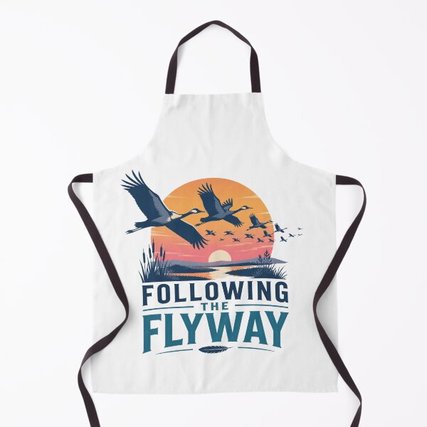 Item preview, On Nature's Highway – Modern Flyway Bird Migration T-Shirt designed and sold by MJ-by-Dharan.
