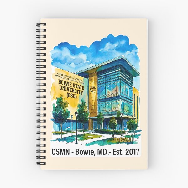 Item preview, Bowie State University CSMN Watercolor Architecture Art designed and sold by EvergreenPark - Tee Studio.