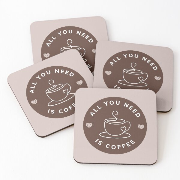 Item preview, All You Need Is Coffee | Retro Badge Coffee Lover Sticker Mug T-Shirt & Hat designed and sold by Olive Thread Co..